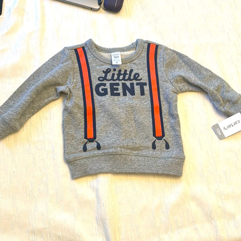 NWT Carter’s Little Gent Sweatshirt